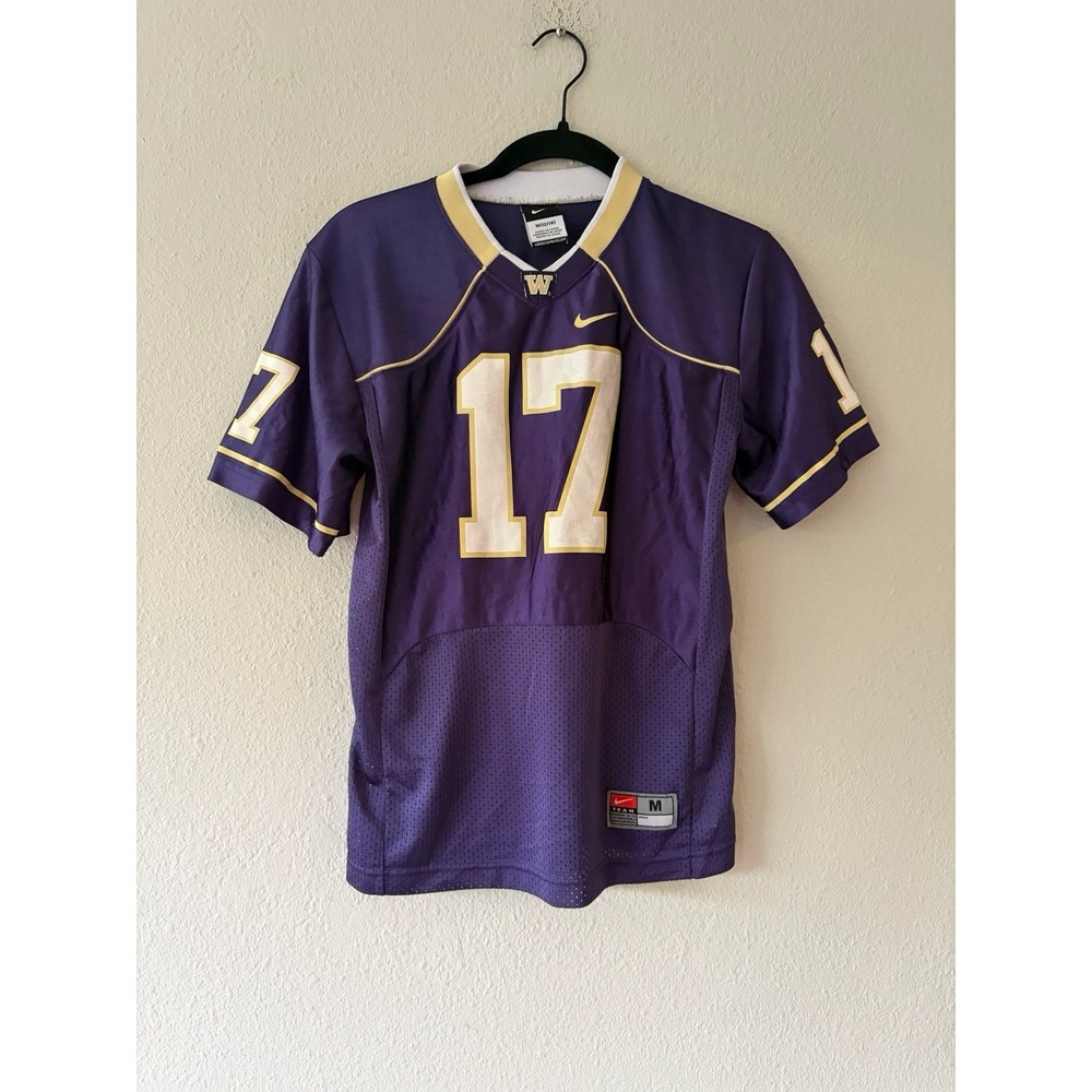 Washington Huskies Football Jersey #17 Nike Youth Medium 12/14